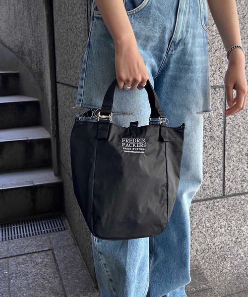 「FREDRIK PACKERS」 2WAYバッグ ONESIZE ブラック レディース_画像9