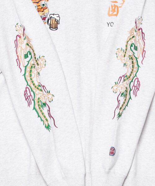 「CORPUS SELECT」 「YOIDORE」スウェットカットソー X-LARGE グリーン メンズ_画像3