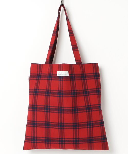 「BEAMS JAPAN」 トートバッグ ONE SIZE レッド メンズ_画像2
