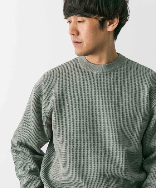 「URBAN RESEARCH DOORS」 長袖ニット MEDIUM モカ メンズ_画像7