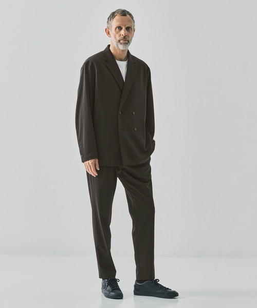 ジャケット テーラードジャケット 「THE TOKYO/ザトウキョウ」Light Matte Stretch Jersey Double Jacketの画像