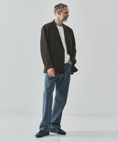 ジャケット テーラードジャケット 「THE TOKYO/ザトウキョウ」Light Matte Stretch Jersey Double Jacketの画像