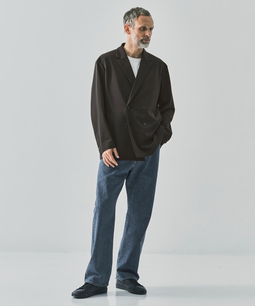 ジャケット テーラードジャケット 「THE TOKYO/ザトウキョウ」Light Matte Stretch Jersey Double Jacketの画像