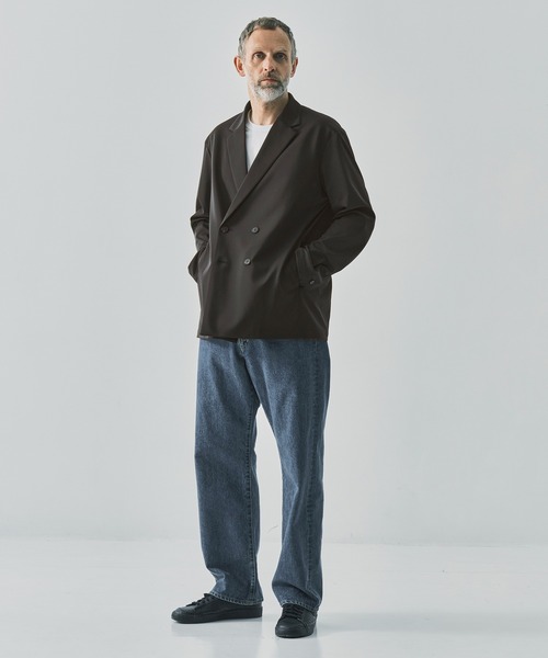 ジャケット テーラードジャケット 「THE TOKYO/ザトウキョウ」Light Matte Stretch Jersey Double Jacketの画像