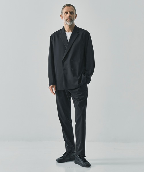 ジャケット テーラードジャケット 「THE TOKYO/ザトウキョウ」Light Matte Stretch Jersey Double Jacketの画像
