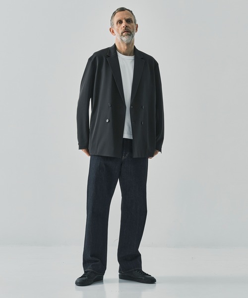 ジャケット テーラードジャケット 「THE TOKYO/ザトウキョウ」Light Matte Stretch Jersey Double Jacketの画像