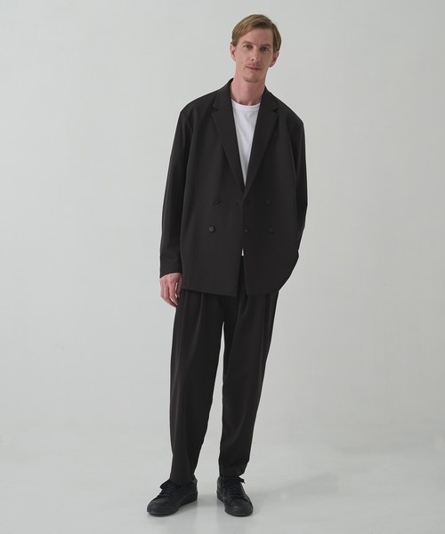ジャケット テーラードジャケット 「THE TOKYO/ザトウキョウ」Light Matte Stretch Jersey Double Jacketの画像