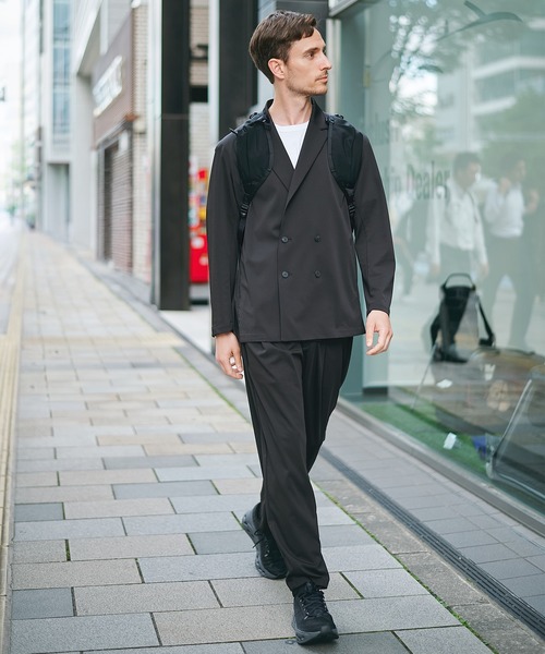 ジャケット テーラードジャケット 「THE TOKYO/ザトウキョウ」Light Matte Stretch Jersey Double Jacketの画像
