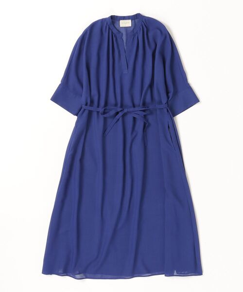 「UNITED ARROWS」 7分袖ワンピース 38 ベージュ レディースの画像