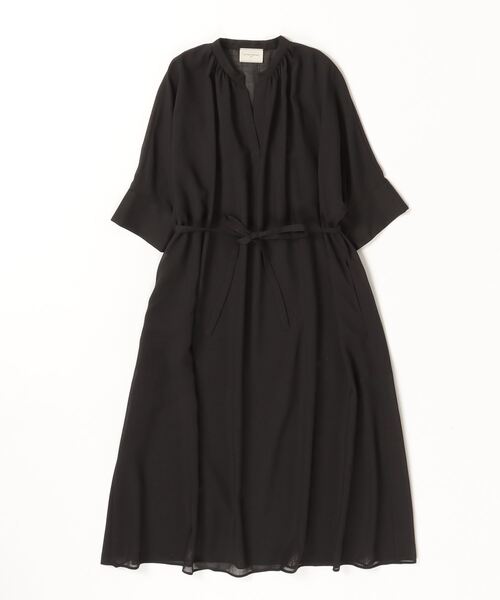 「UNITED ARROWS」 7分袖ワンピース 38 ベージュ レディースの画像