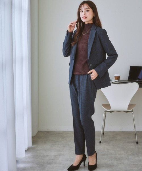 「7days Life Styling」 パンツスーツ 7号 ネイビー レディース_画像5