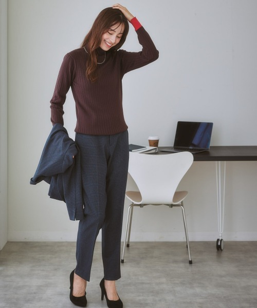 「7days Life Styling」 パンツスーツ 7号 ネイビー レディース_画像6