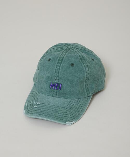 MEI（メイ） キャップ 帽子 メンズ MEI/MEI PIGMENTWASH ＆ DAMAGE CAP