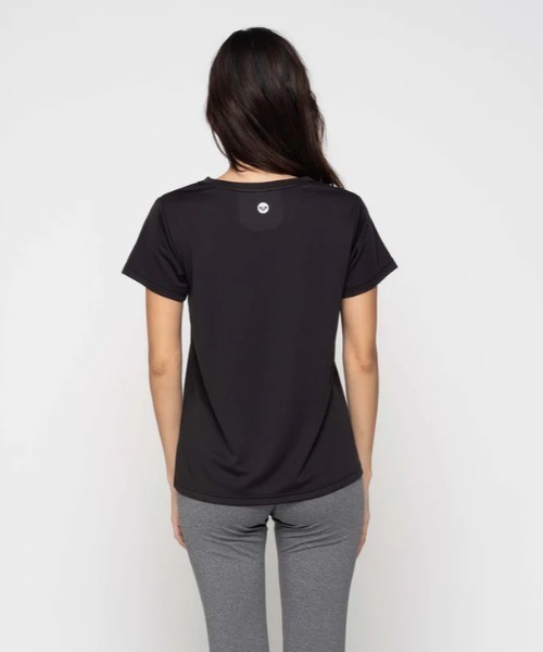 「ROXY」 半袖Tシャツ SMALL チャコールグレー レディース_画像2