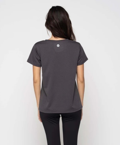 「ROXY」 半袖Tシャツ SMALL チャコールグレー レディース_画像6