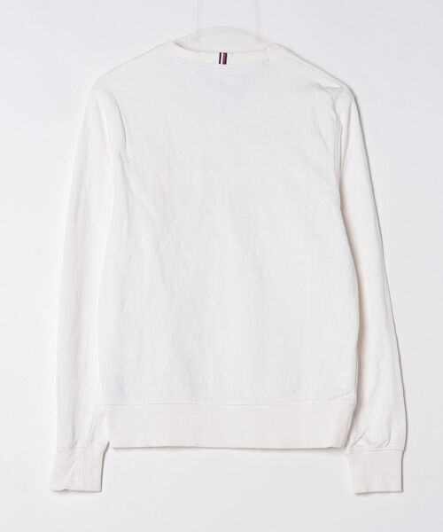 「TOMMY HILFIGER」 スウェットカットソー S ホワイト レディース_画像2