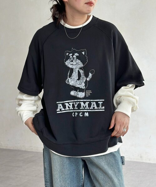 「CPCM」 半袖Tシャツ SMALL ブラック メンズ_画像9