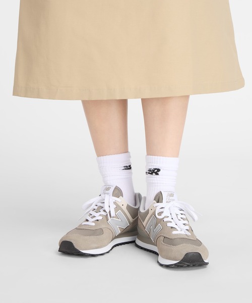 New Balance（ニューバランス） ワンピース NB GREY カラーブロック