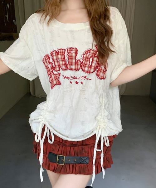Sibra（シブラ） tシャツ 半袖 遊び心を効かせたヴィンテージムード