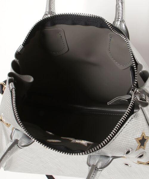 「GIANNI CHIARINI」 ハンドバッグ - シルバー レディース_画像4