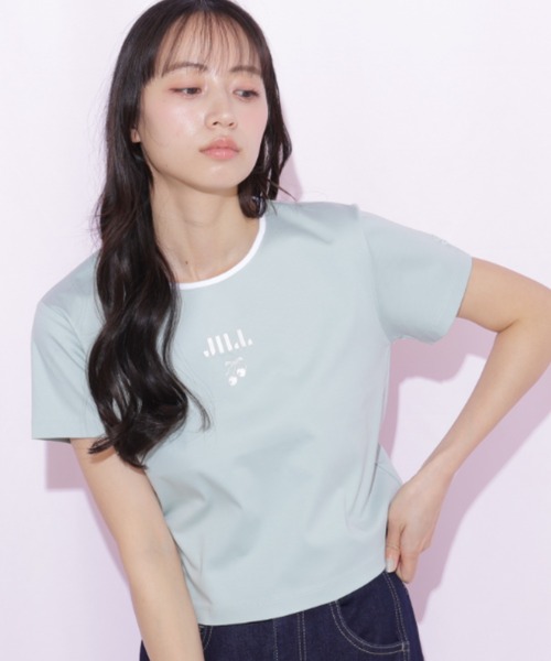 tシャツ 「Cherryシリーズ」チェリーロゴTシャツ レディースの画像