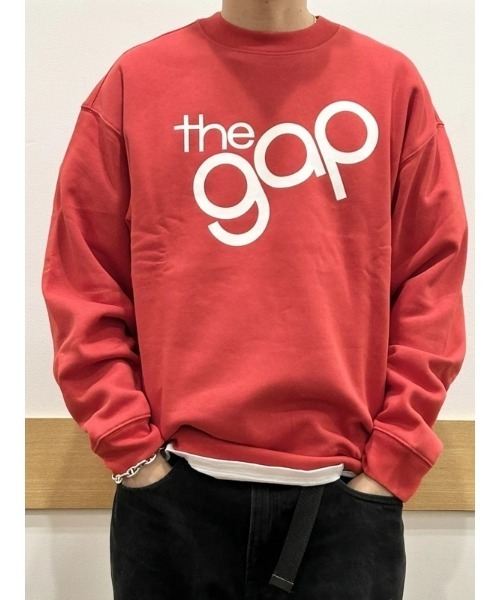 「GAP」 スウェットカットソー X-SMALL レッド メンズ_画像5