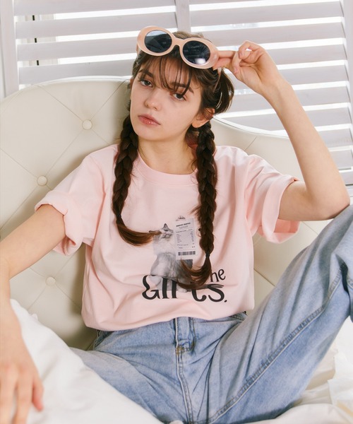 mieya mieya tシャツ 半袖 「mieya mieya」”The Girls” CHATON Tシャツ 