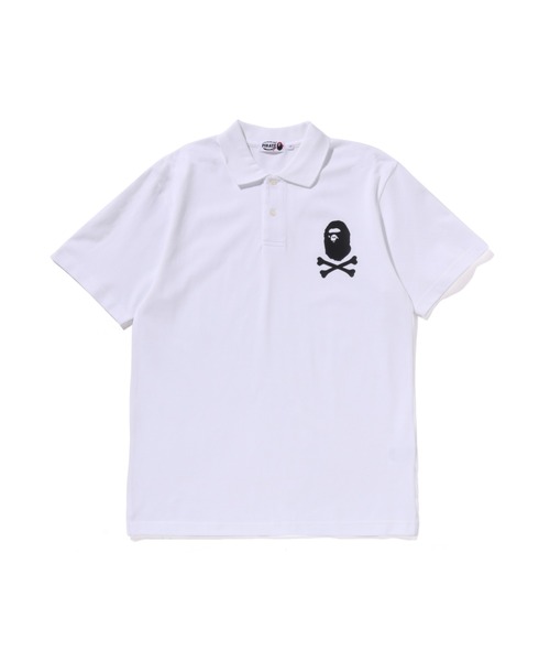 エイプ　ポロシャツ A BATHING APE（アベイシングエイプ） ポロシャツ APE CROSSBONE POLO