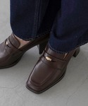 ローファー コインモチーフ 6.5cmヒール ...の詳細画像5