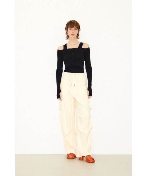「THROW by SLY」 イージーパンツ 1 ベージュ レディース_画像4