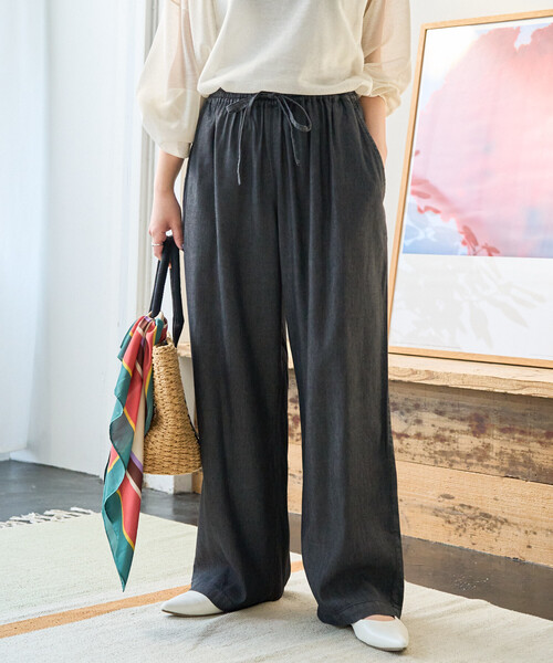 「FREAK'S STORE」 デニムパンツ MEDIUM ネイビー レディース_画像2