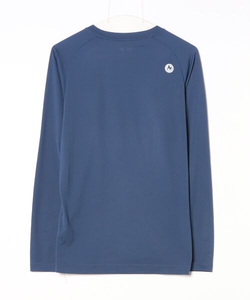 「Marmot」 長袖Tシャツ L ブルー メンズ_画像2