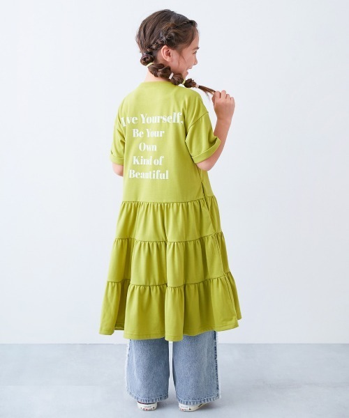 「devirock」 「KIDS」Tシャツワンピース 140cm ライトグレー キッズ_画像5