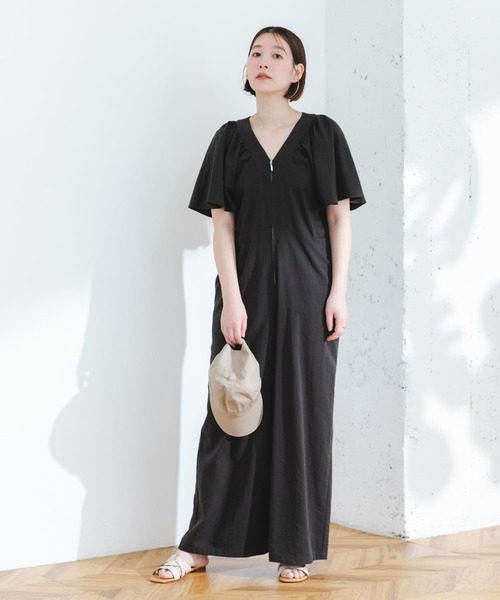「F by ROSSO」 オールインワン 36 カーキ レディース_画像8