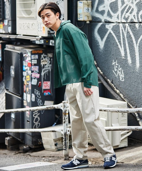 KANGOL（カンゴール） シャツ WEB限定 別注 L/Sリラックスオープン