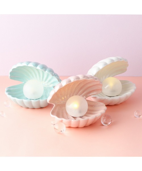 Francfranc（フランフラン） 照明 シェル ランプ ミント : ZOZOTOWN