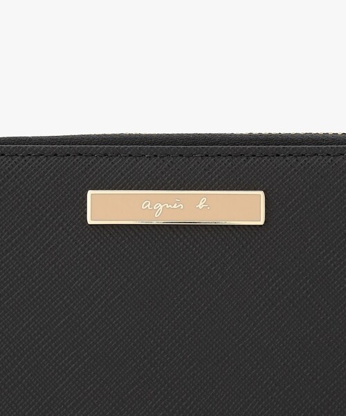 agnes b.（アニエスベー） 長財布 財布 レザー ラウンドジップ ロング