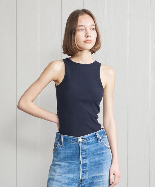 タンクトップ <H>COTTON RIB AMERICAN SLEEVE TANK TOP 22SS/タンクトップ|ZOZOTOWN PayPayモール店|04