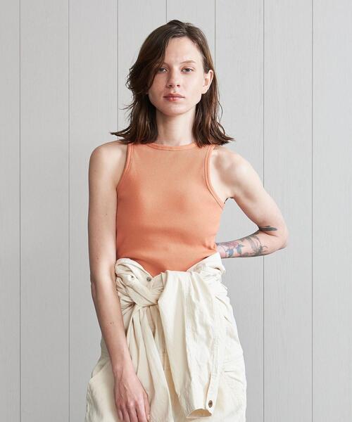 タンクトップ <H>COTTON RIB AMERICAN SLEEVE TANK TOP 22SS/タンクトップ|ZOZOTOWN PayPayモール店|05