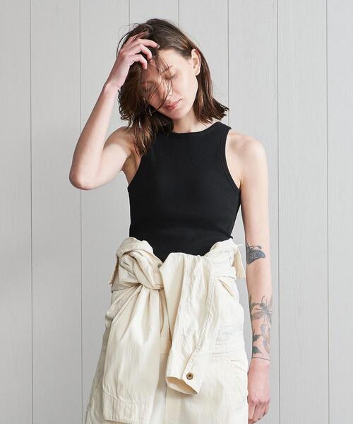 タンクトップ <H>COTTON RIB AMERICAN SLEEVE TANK TOP 22SS/タンクトップ|ZOZOTOWN PayPayモール店|02