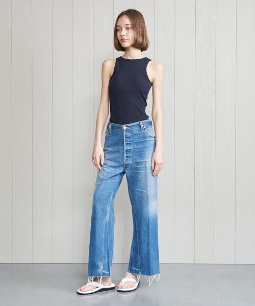 タンクトップ <H>COTTON RIB AMERICAN SLEEVE TANK TOP 22SS/タンクトップ|ZOZOTOWN PayPayモール店|12