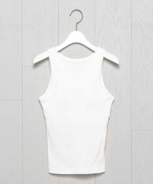 タンクトップ <H>COTTON RIB AMERICAN SLEEVE TANK TOP 22SS/タンクトップ|ZOZOTOWN PayPayモール店|20