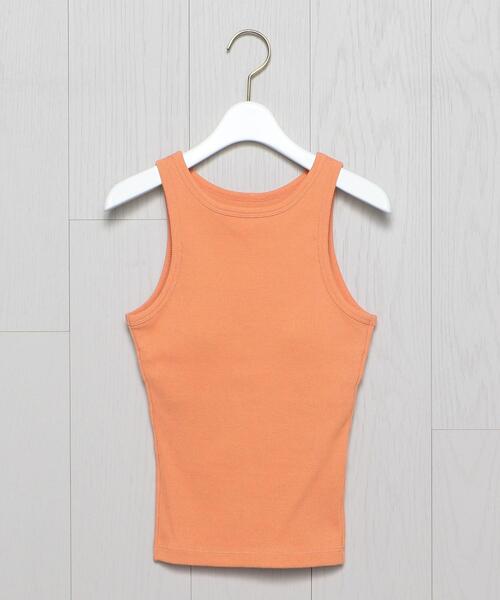 タンクトップ <H>COTTON RIB AMERICAN SLEEVE TANK TOP 22SS/タンクトップ|ZOZOTOWN PayPayモール店|22