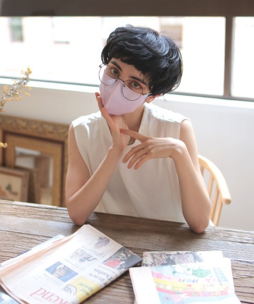 お洒落眼鏡フレームAnne & Valentin グリーン/伊達メガネメガネ green label relaxing 伊達メガネ メガネ 眼鏡 コンビフレーム