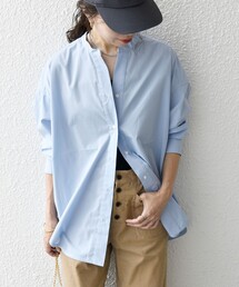 SHIPS any ブラウス シャツ any:「洗濯機可能」REPREVE バンド