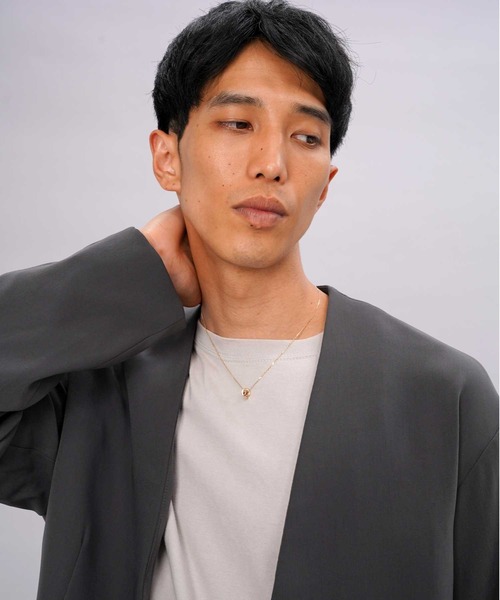 ネックレス LH Petite Modern カッティングダブルリングプチネックレス/K10ゴールド メンズ レディースの画像