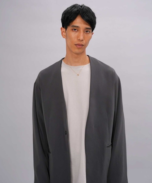 ネックレス LH Petite Modern カッティングダブルリングプチネックレス/K10ゴールド メンズ レディースの画像