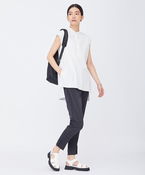 ICB tシャツ 「洗える」シルケットスムースコンビ カットソー