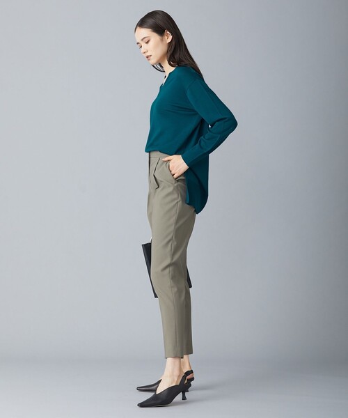 icb 洗えるコンパクトウールVネックプルオーバー カーディガン　アンサンブル 洗える】 コンパクトウール Vネックプルオーバー（ニット/セーター