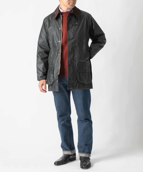 ミリタリージャケット モッズコート Barbour BEAUFORT WAXED JACKET バブアー ビューフォート ワックスジャケットの画像
